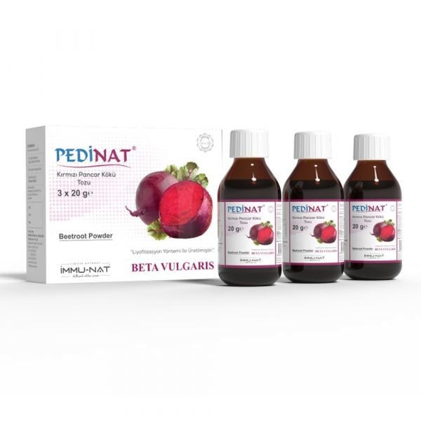 Pedinat Kırmızı Pancar Kökü Tozu 3 X 20 Gr