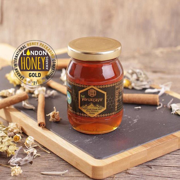 Yörükçayır Organik Polifloralı Bal 225 Gr